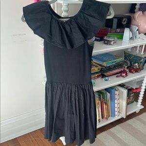 MOLO Black Ruffle Dress